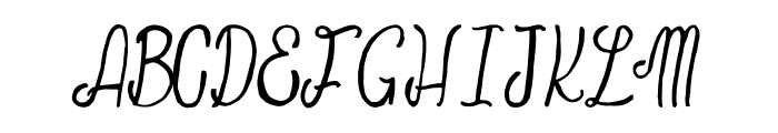 UlyssaRegular Font UPPERCASE