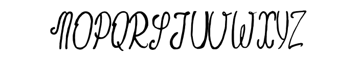 UlyssaRegular Font UPPERCASE