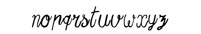 UlyssaRegular Font LOWERCASE