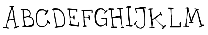 UncleLee-Light Font UPPERCASE