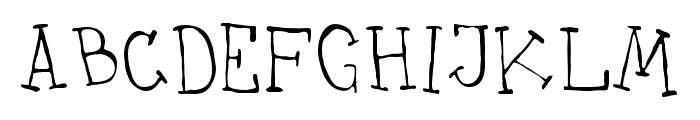 UncleLee-Light Font LOWERCASE