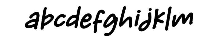Underline Italic Regular Font LOWERCASE