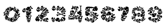 Undying Halloween Font OTHER CHARS