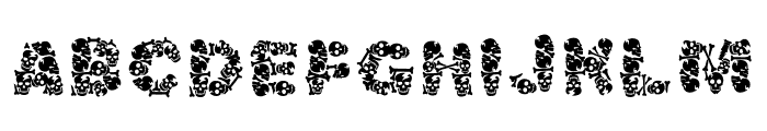 Undying Halloween Font LOWERCASE