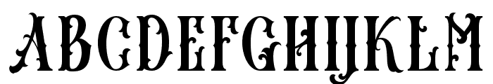 UnfairShares-Regular Font LOWERCASE