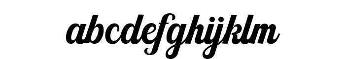 Unflash Variable Script Black Font LOWERCASE