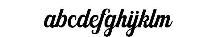 Unflash Variable Script Bold Font LOWERCASE