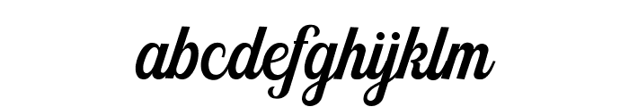 Unflash Variable Script Medium Font LOWERCASE