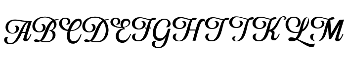 Unflash Variable Script Regular Font UPPERCASE