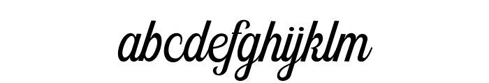 Unflash Variable Script Thin Font LOWERCASE