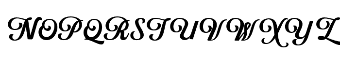 UnflashVariableScript-Black Font UPPERCASE