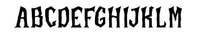 Unforgomen-Regular Font LOWERCASE