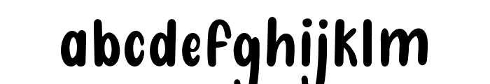 Unicorn Fold Regular Font LOWERCASE