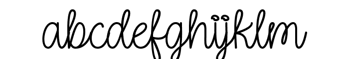 Unicorn Sparkles Regular Font LOWERCASE
