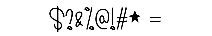 UnicornCalligraphy Font OTHER CHARS