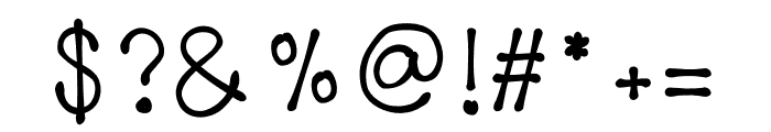 UnicornInk Font OTHER CHARS