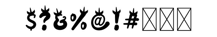 UnicorniaCOv1 Font OTHER CHARS