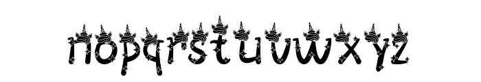 UnicorniaCv3 Font LOWERCASE