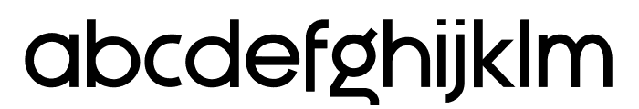 Unigeo Font LOWERCASE