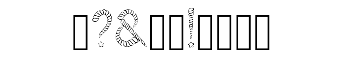 Unique Horn Regular Font OTHER CHARS