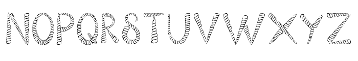 Unique Horn Regular Font UPPERCASE
