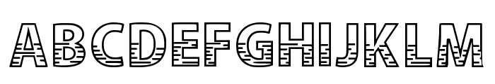 Unique Line Regular Font LOWERCASE
