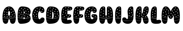 Unique Watermelon Font UPPERCASE