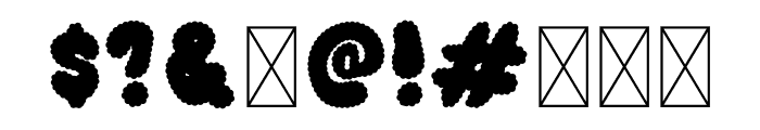 Unique Waver Font OTHER CHARS