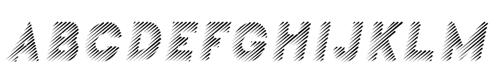 UniqueLine-Italic Font LOWERCASE