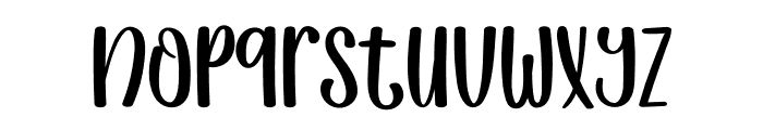 Unique Font LOWERCASE