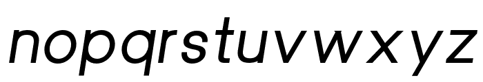 Univa Nova Medium Italic Font LOWERCASE