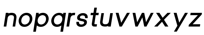 Univa Nova SemiBold Italic Font LOWERCASE