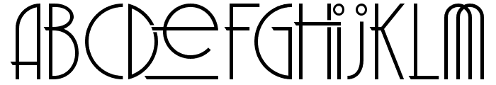 Universal Expansion Light Font LOWERCASE