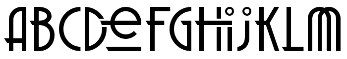 Universal Expansion Regular Font LOWERCASE