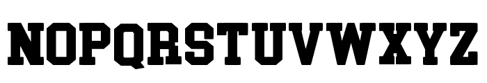 University Baseball Regular Font LOWERCASE