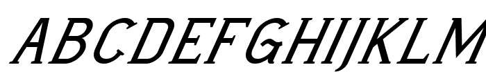 Unlimited Italic Font UPPERCASE