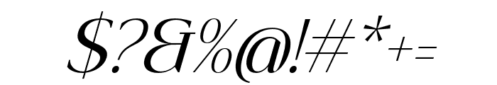Unnamed-Italic Font OTHER CHARS