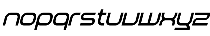 Unnamed Oblique Font LOWERCASE