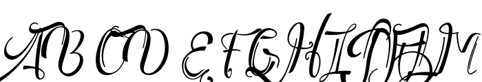 Unzillatur Font UPPERCASE