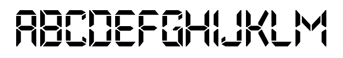Upper Clock Variable Font LOWERCASE