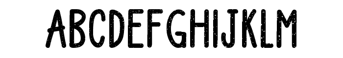 Upright Grunge Regular Font UPPERCASE