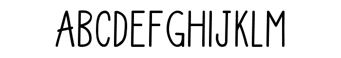 Upright Font UPPERCASE