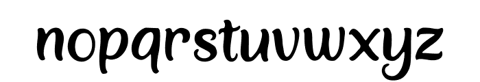 Upright_Script Font LOWERCASE