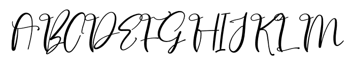 Upstand Signature Font UPPERCASE