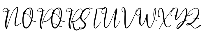 Upstand Signature Font UPPERCASE
