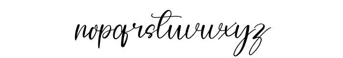 Upstand Signature Font LOWERCASE
