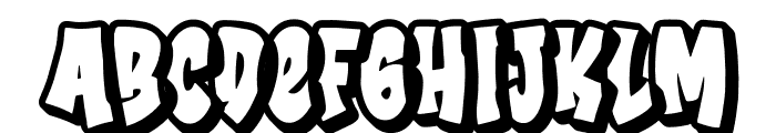 Urban Freedom Extrude Font LOWERCASE