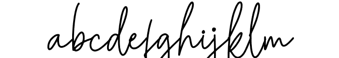 Urban Signature Font LOWERCASE