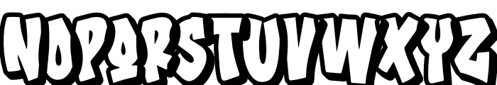 UrbanFreedom-Extrude Font LOWERCASE