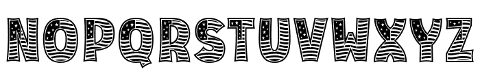 Usa Is Strong Font UPPERCASE